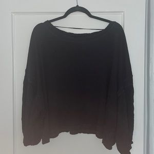 Dark grey/ black baggy comfortable shirt